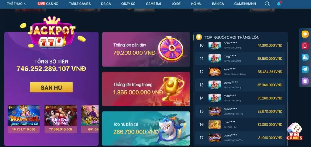 Game Bắn Cá Rồng Vàng hi88vip1 win